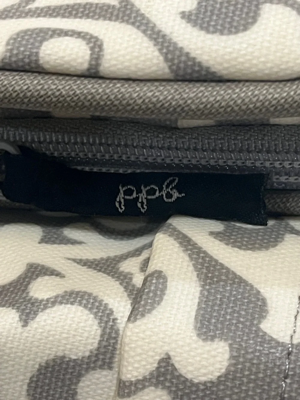 Petunia Pickle Bottom | Breakfast at Berkshire diaper bag backpack gray tote